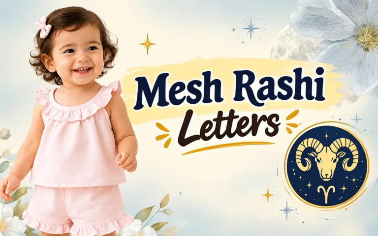 Mesh Rashi Letters कौन से हैं? जानें नाम रखने का सही तरीका Mesh Rashi Letters